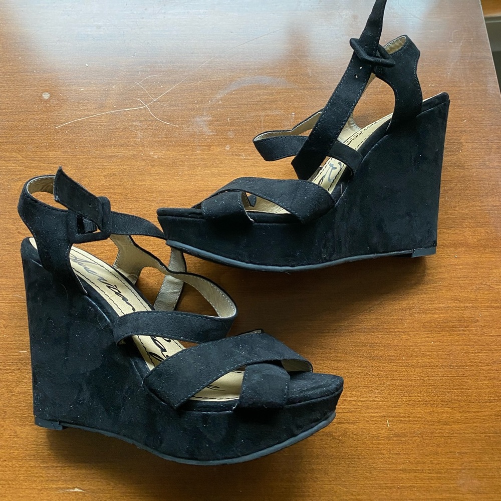 Womens wedges. Never worn